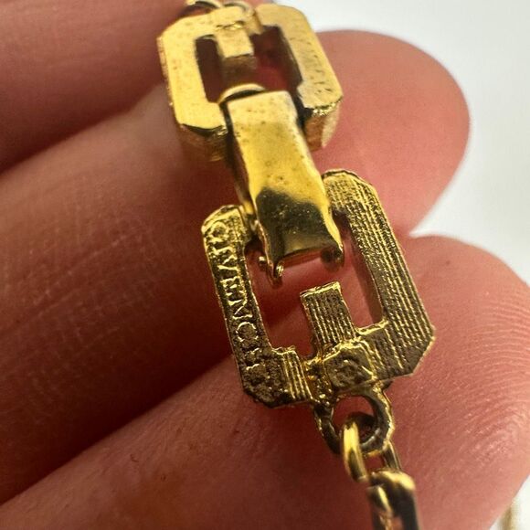 Givenchy Vintage Long Snake Chain Simple Gold Tone Necklace 29” - Picture 8 of 9